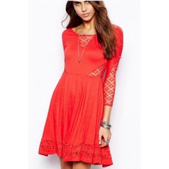 Free People Dresses & Skirts - Free People Strawberry “To the Point” Dress